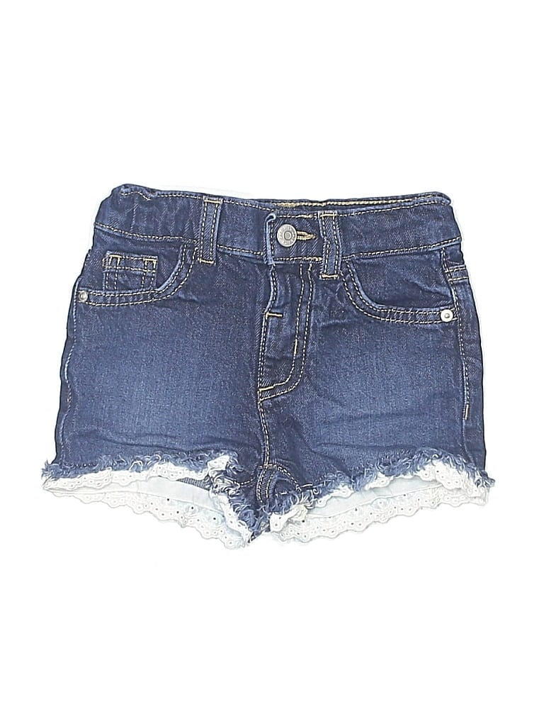 Pre-owned Cat & Jack Kids' Denim Shorts In Blue