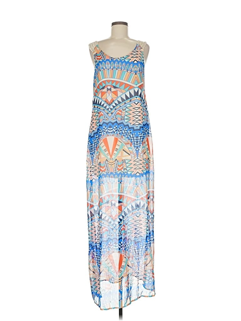 Click to view more detailed imagery on our partner's website Pre-owned Lush Casual Dress In Blue