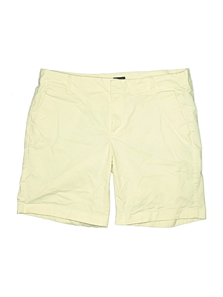 Pre-owned J.crew Factory Store Khaki Shorts In Yellow