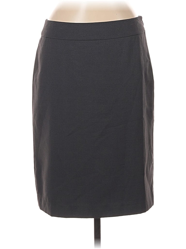 Pre-owned Ann Taylor Factory Casual Skirt In Gray