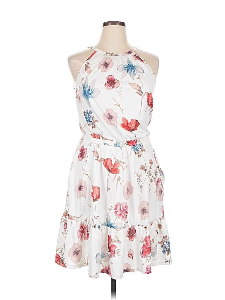 UNBRANDED Pre-owned Cocktail Dress In White