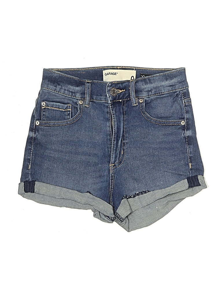 Pre-owned Garage Denim Shorts In Blue