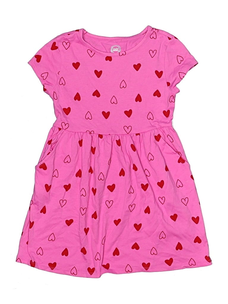 Pre-owned Wonder Nation Kids' Dress In Pink