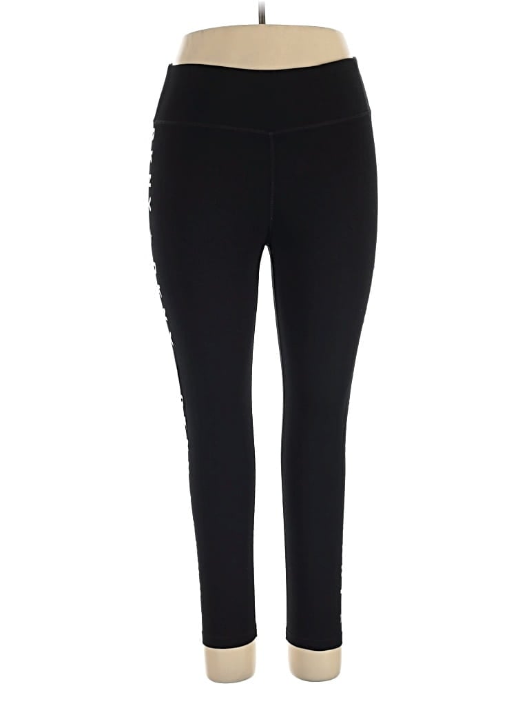 Pre-owned Dkny Sport Active Pants In Black