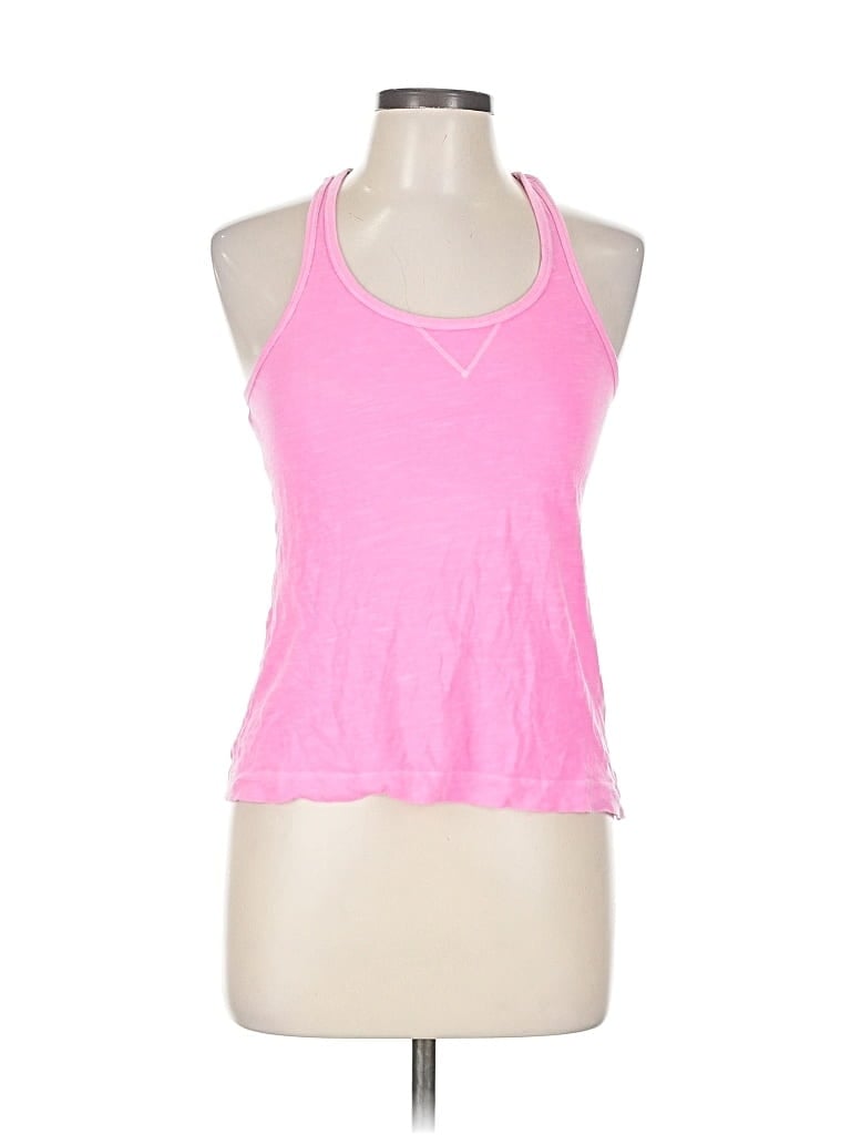 Pre-owned Abercrombie Tank Top Pink Halter Neckline Tops