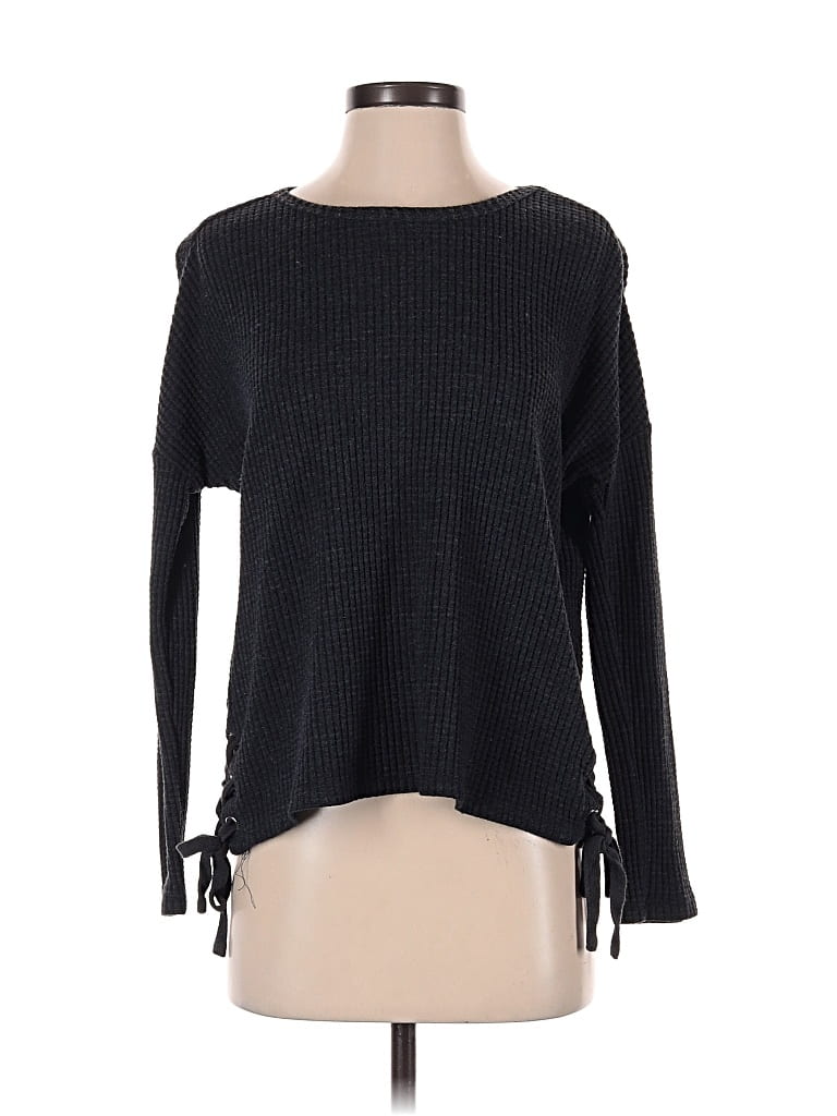 Pre-owned Z Supply 3/4 Sleeve T-shirt In Black