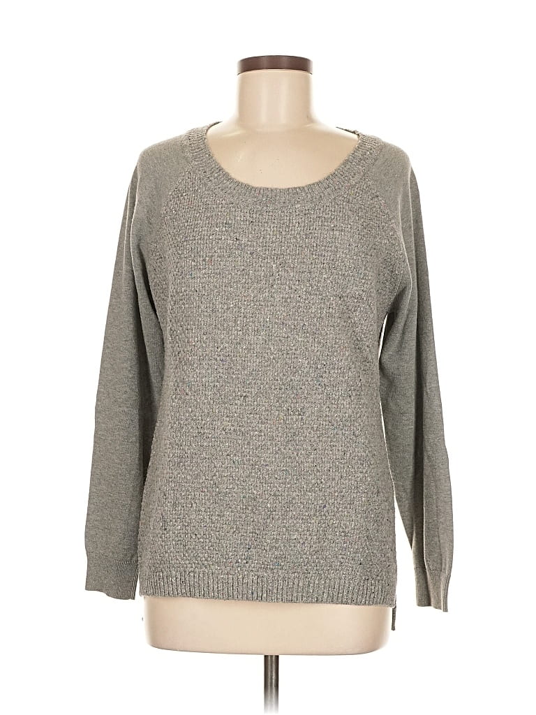 Pre-owned French Connection Wool Pullover Sweater In Gray