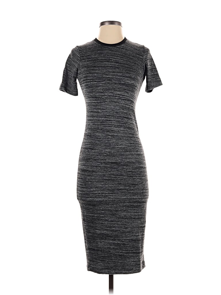 Pre-owned Zara W&b Collection Casual Dress In Gray