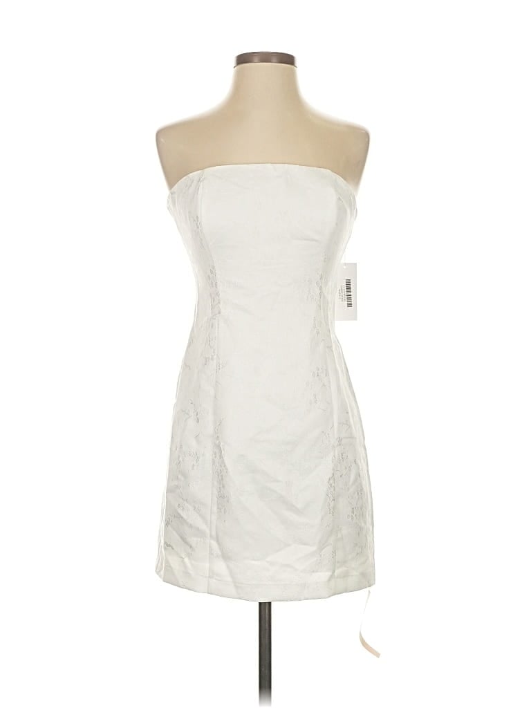 Pre-owned Reformation Cocktail Dress In White