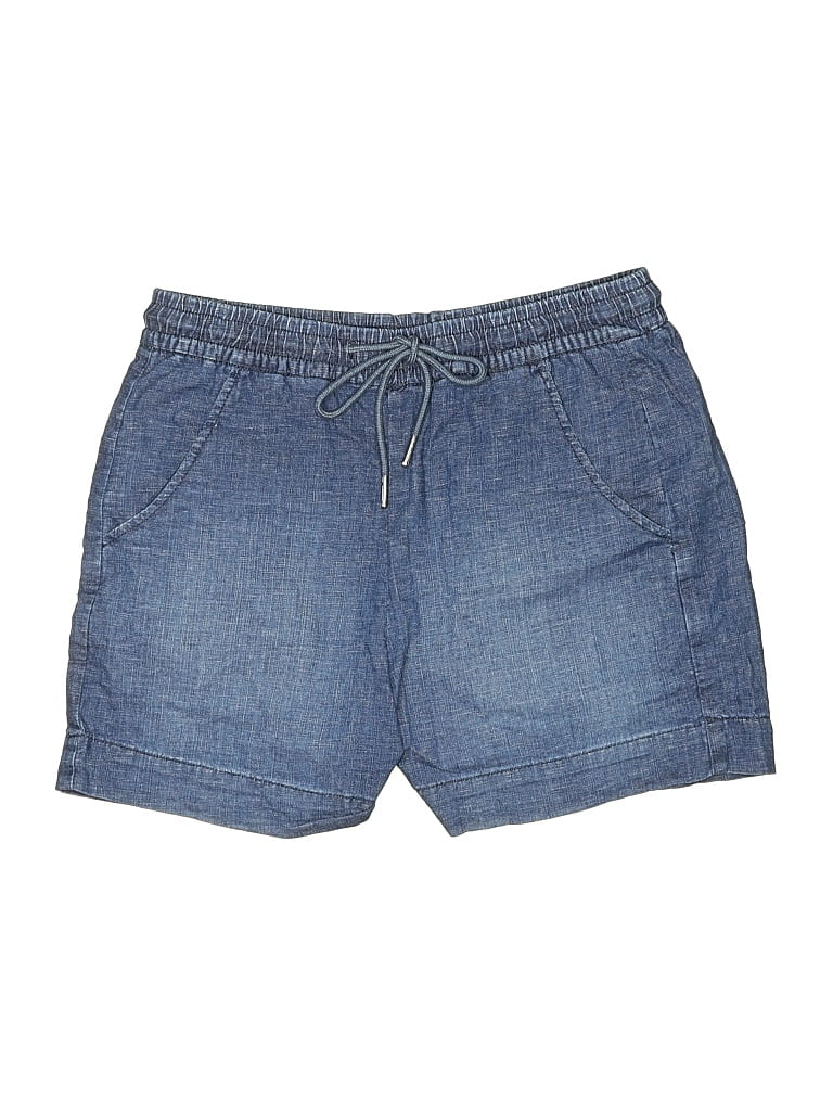 Pre-owned Evereve Denim Shorts In Blue