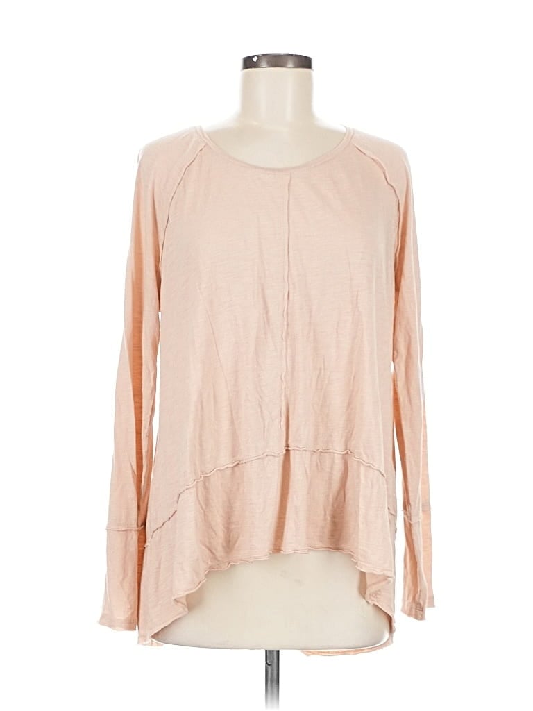 Click to view more detailed imagery on our partner's website Pre-owned Style & Co Long Sleeve Top Pink Keyhole Neckline Tops