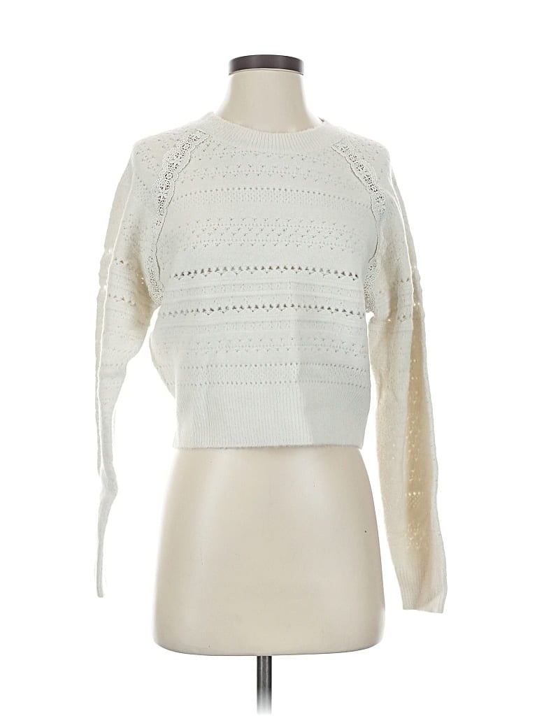 Pre-owned Treasure & Bond Cardigan Sweater In White