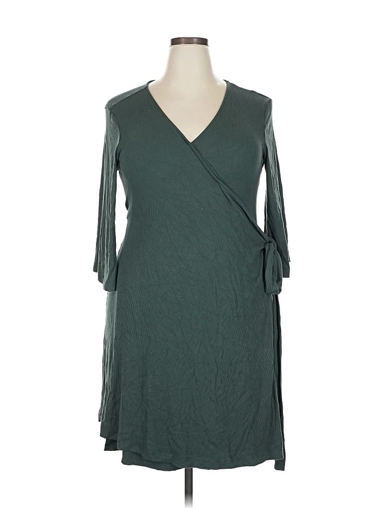 Pre-owned Assorted Brands Casual Dress In Green
