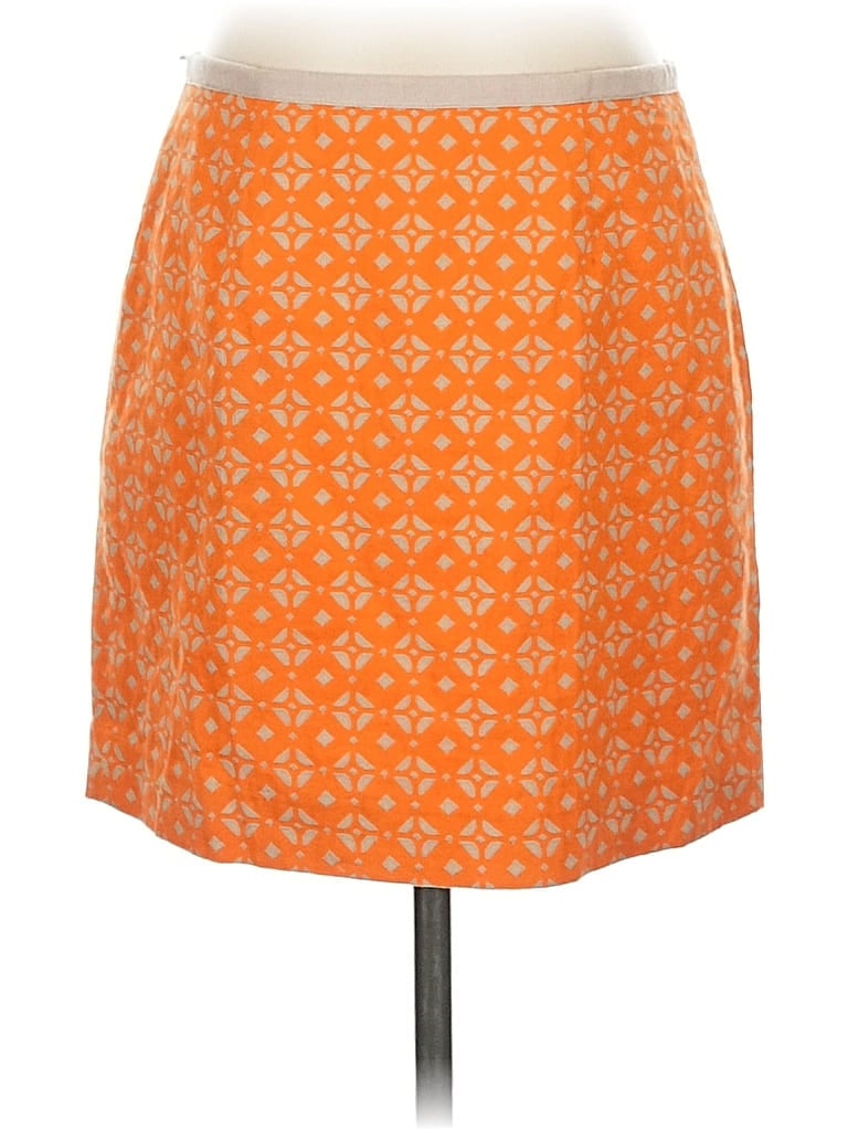 Pre-owned Fossil Casual Skirt In Orange