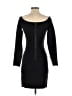 BCBGMAXAZRIA Solid Black Cocktail Dress Size S - photo 2