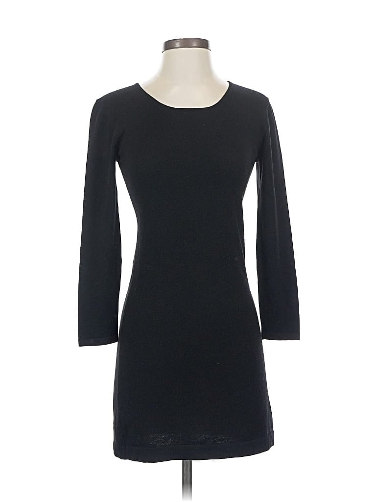 Pre-owned Theory Wool Pullover Sweater In Black