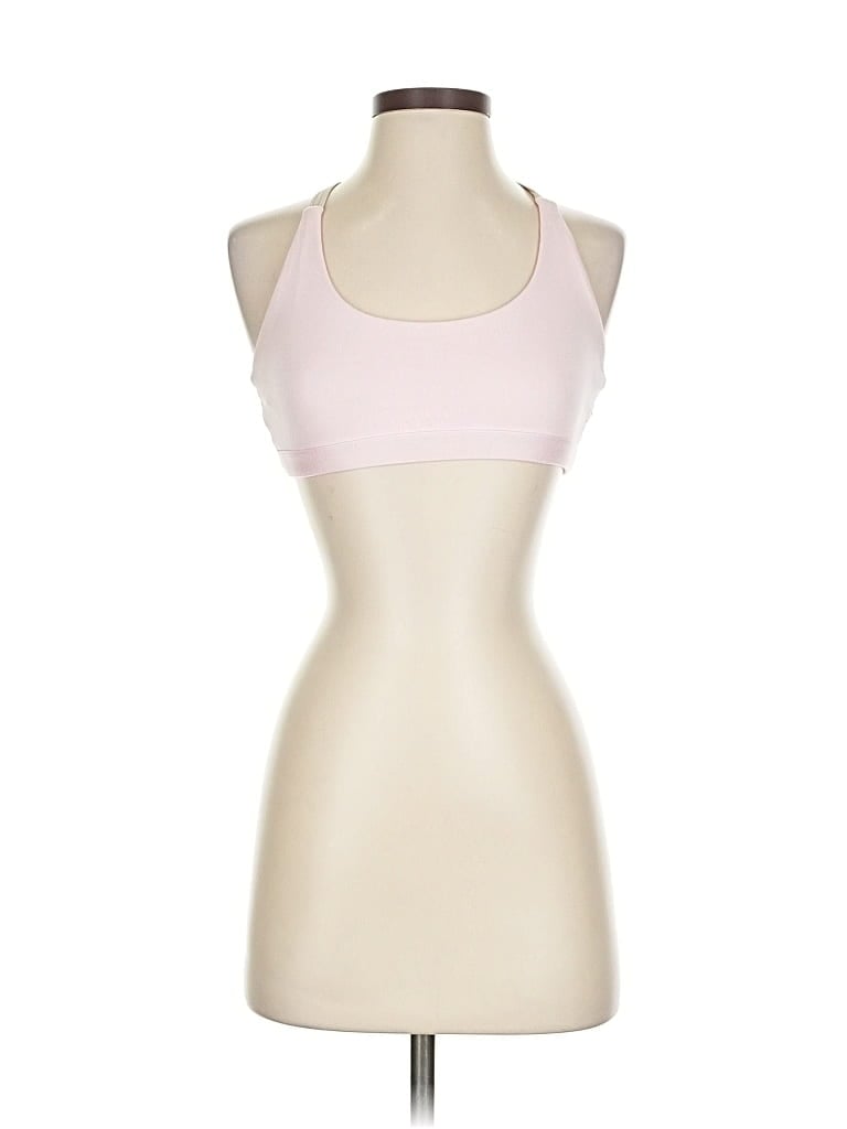 Pre-owned Uniquely Lorna Jane Tank Top Pink Halter Neckline Tops
