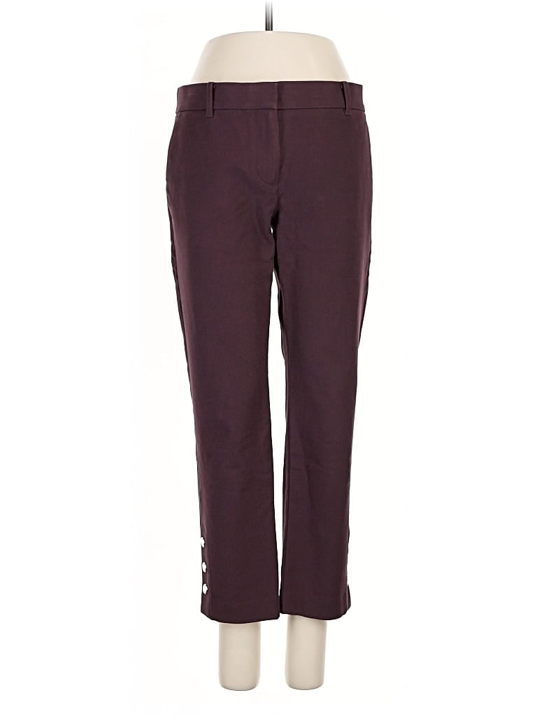 Pre-owned Ann Taylor Active Pants In Burgundy