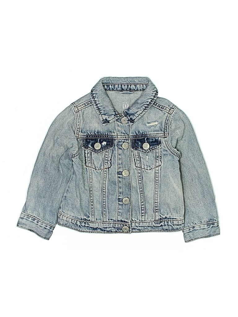 Pre-owned Baby Gap Kids' Denim Jacket In Blue