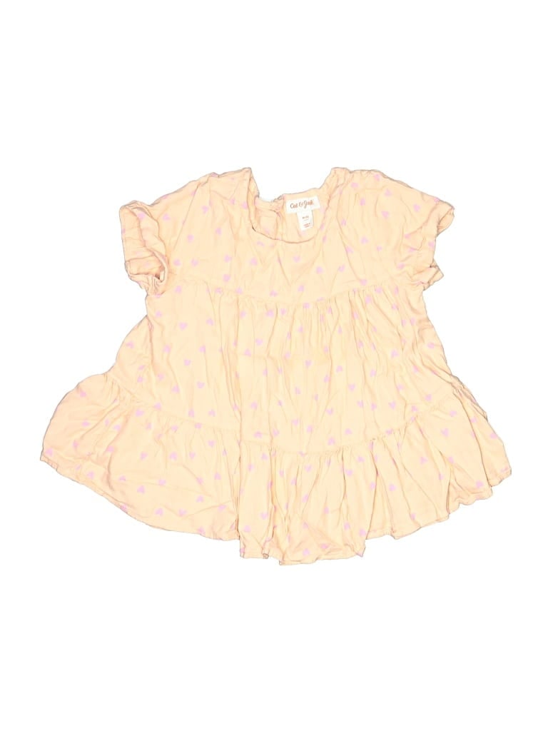 Pre-owned Cat & Jack Kids' Dress In Yellow