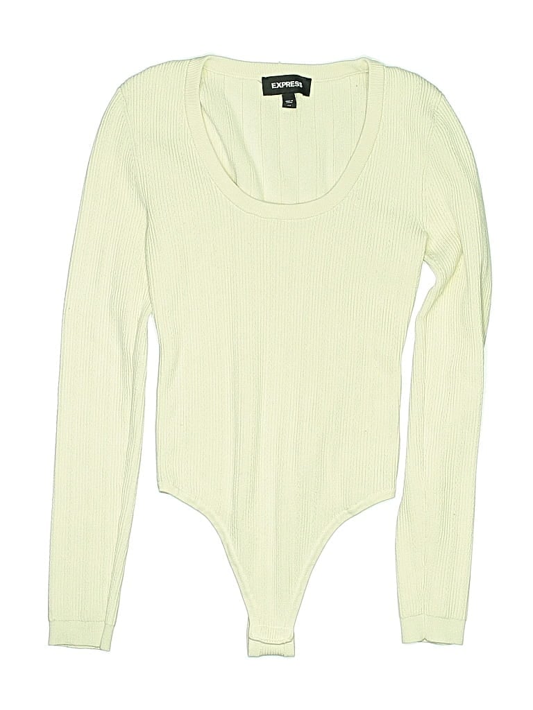 Pre-owned Express Bodysuit In Green