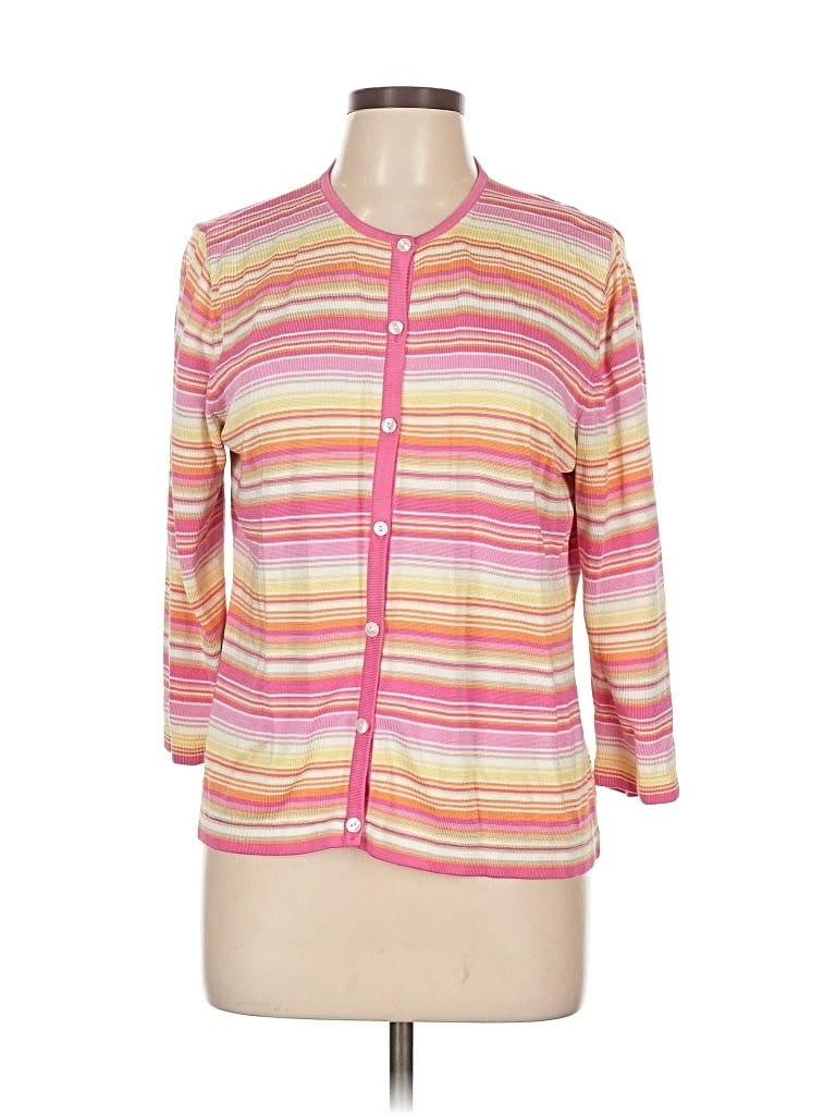 LIZ CLAIBORNE Pre-owned Cardigan Sweater In Pink