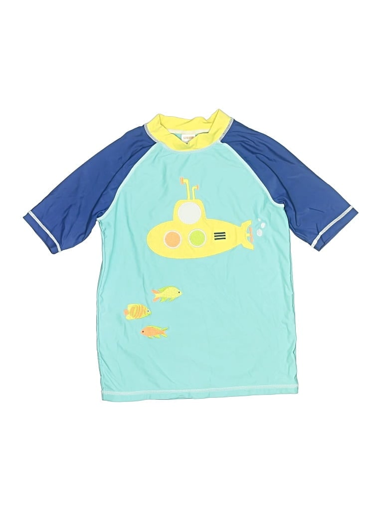Pre-owned Gymboree Kids' Rash Guard In Blue