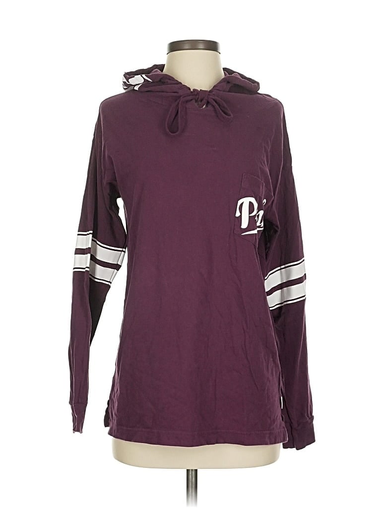 Pre-owned Victoria's Secret Pink Sweatshirt In Purple