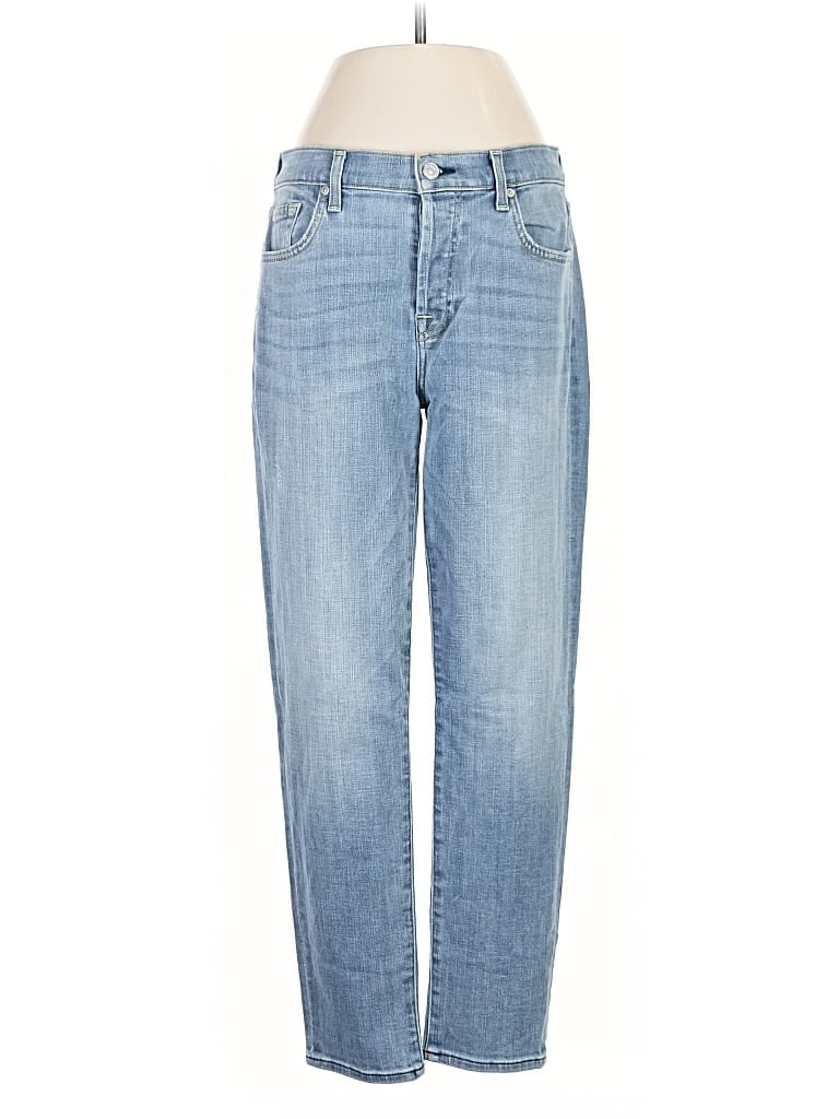 Pre-owned 7 For All Mankind Jeans In Blue
