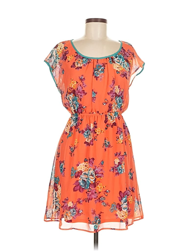 Pre-owned Charming Charlie Casual Dress In Orange