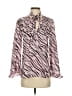 Baum Und Pferdgarten Animal Print Purple Long Sleeve Blouse Size EU 34 / US 4 - photo 1