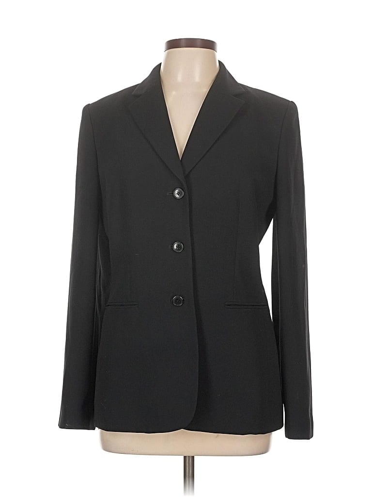 Pre-owned Ann Taylor Loft Blazer Jacket In Black