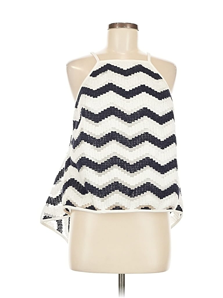 Click to view more detailed imagery on our partner's website Pre-owned Milly Sleeveless Blouse In White