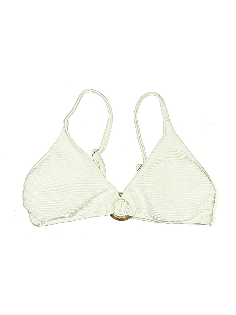 Pre-owned Unbranded Swimsuit Top Ivory Swimwear In White
