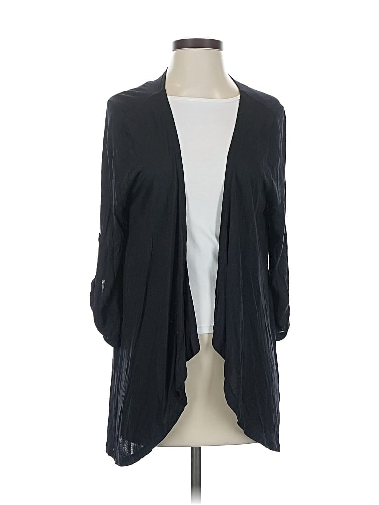 Pre-owned Coldwater Creek Cardigan Sweater In Black