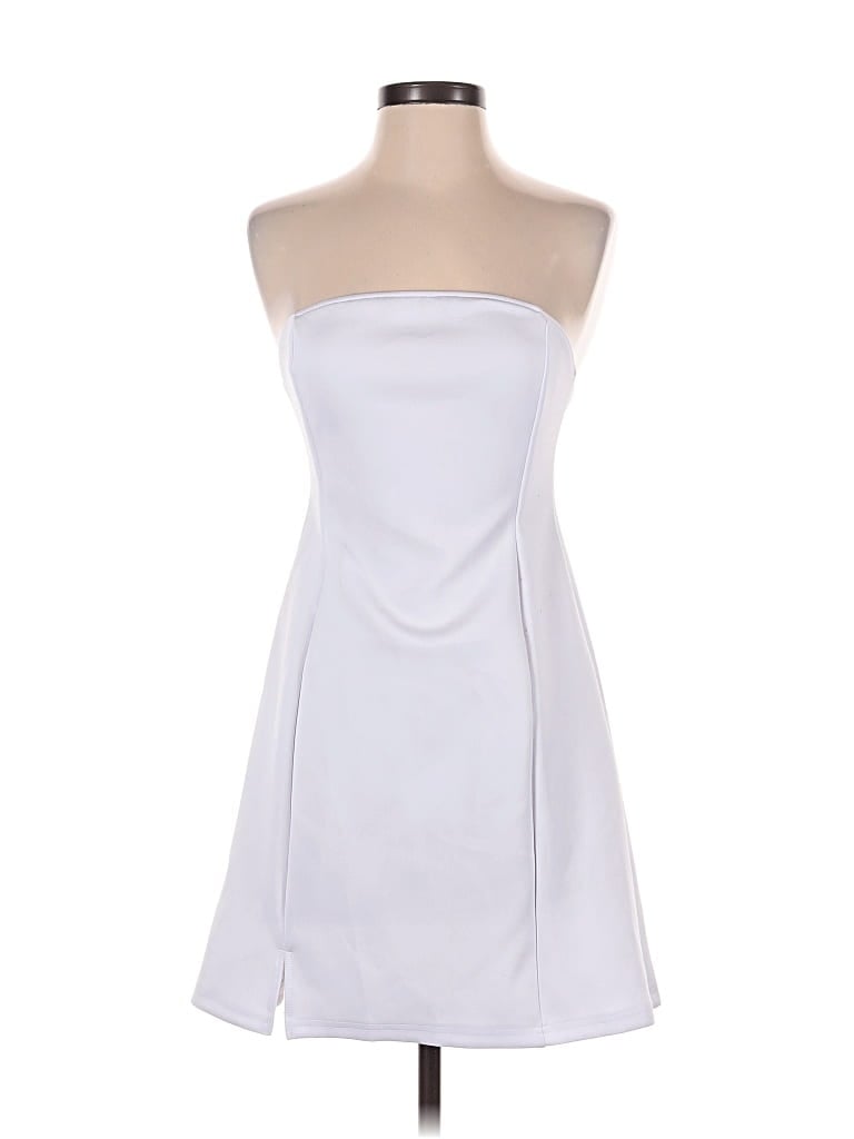 Pre-owned Assorted Brands Cocktail Dress In White