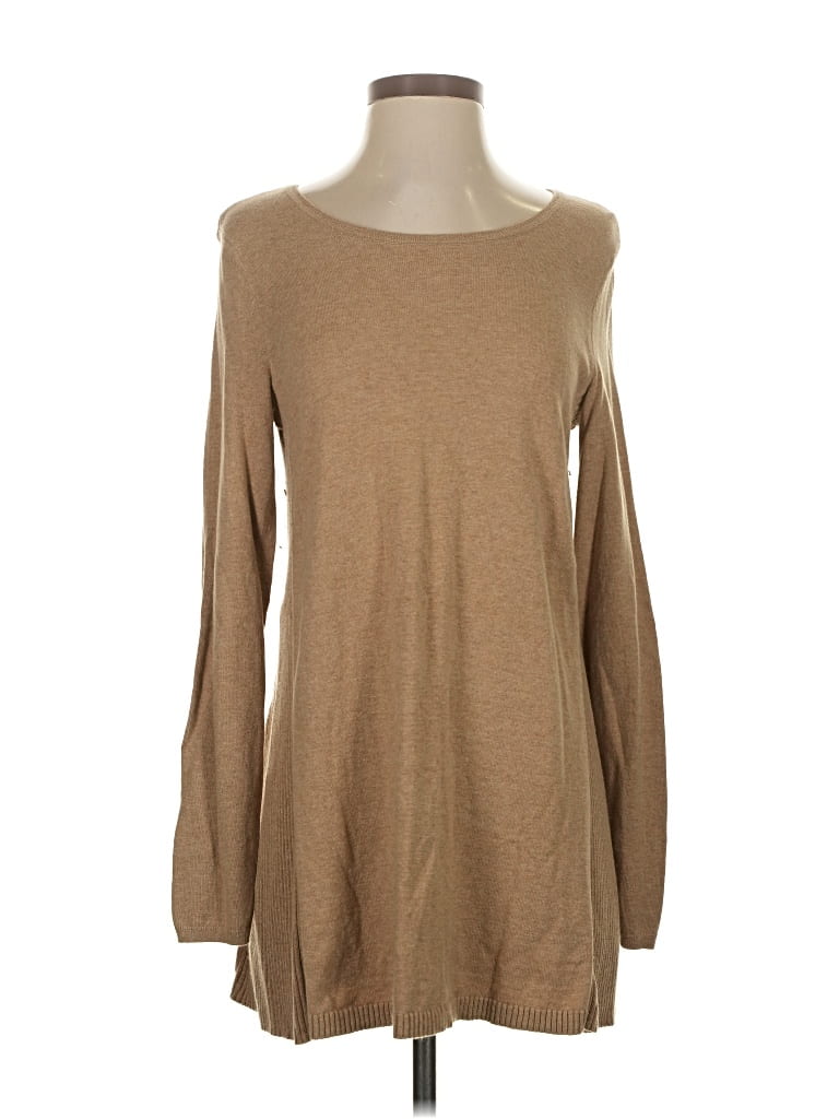 Pre-owned Jjill Pullover Sweater In Brown