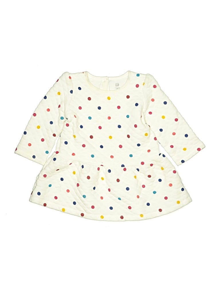 Pre-owned Baby Gap Kids' Dress In White