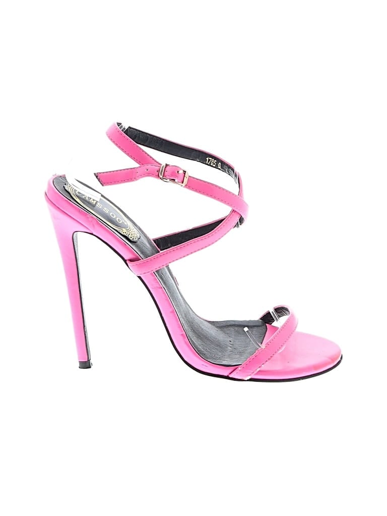 Pre-owned Assorted Brands Heels In Pink