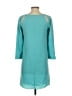 Tibi 100% Polyester Solid Teal Casual Dress Size 0 - photo 2