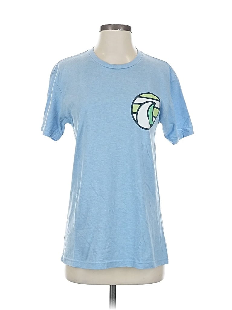 Pre-owned Assorted Brands Short Sleeve T-shirt In Blue