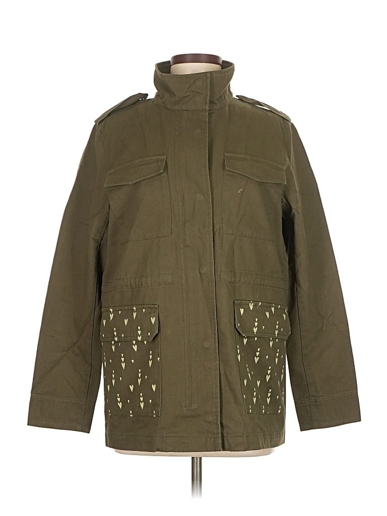 Pre-owned Unbranded Coat In Green