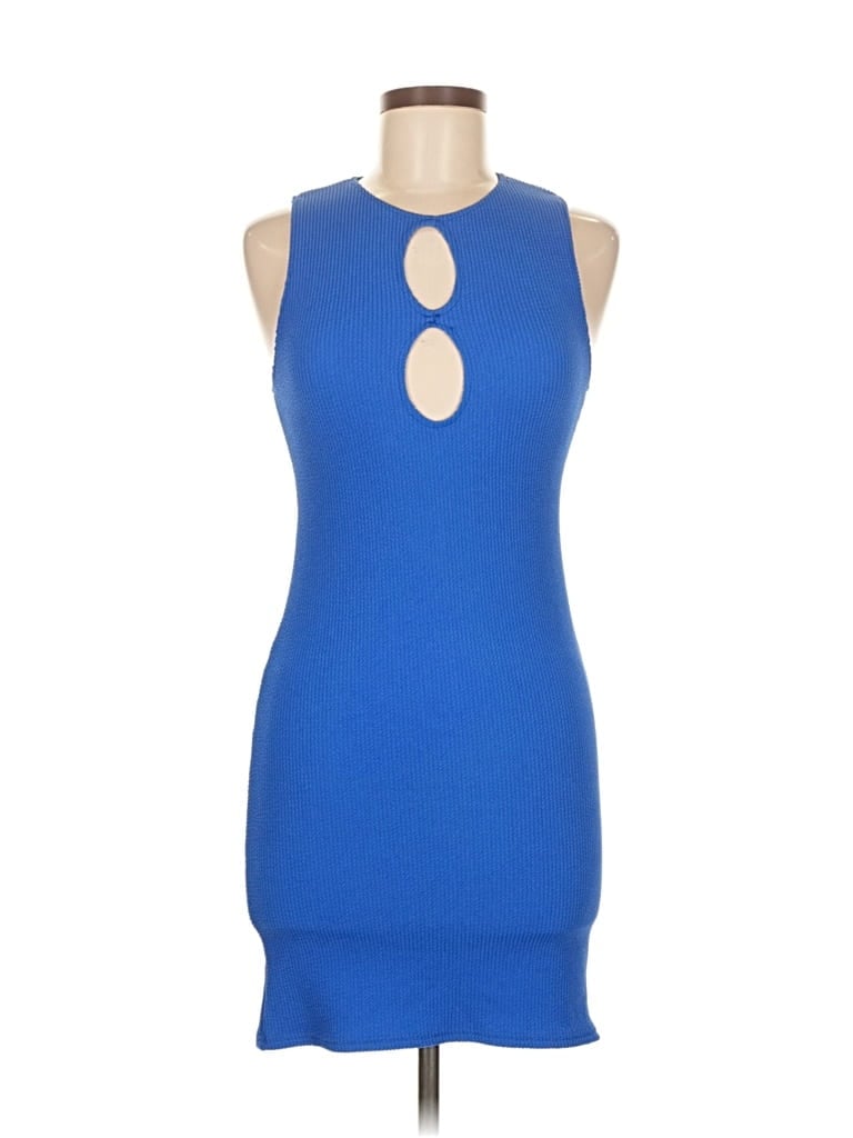 Pre-owned Asos Design Cocktail Dress In Blue