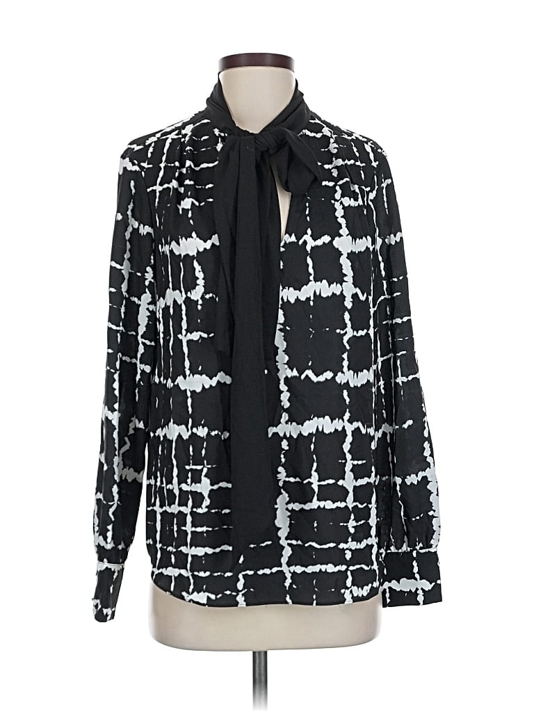 Click to view more detailed imagery on our partner's website Pre-owned Rachel Roy Long Sleeve Blouse In Black