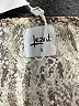 Lezat 100% Polyester Metallic Silver Tan Casual Dress Size S - photo 6