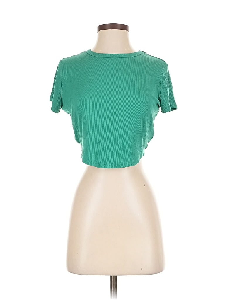 Pre-owned All In Motion Short Sleeve T-shirt In Green