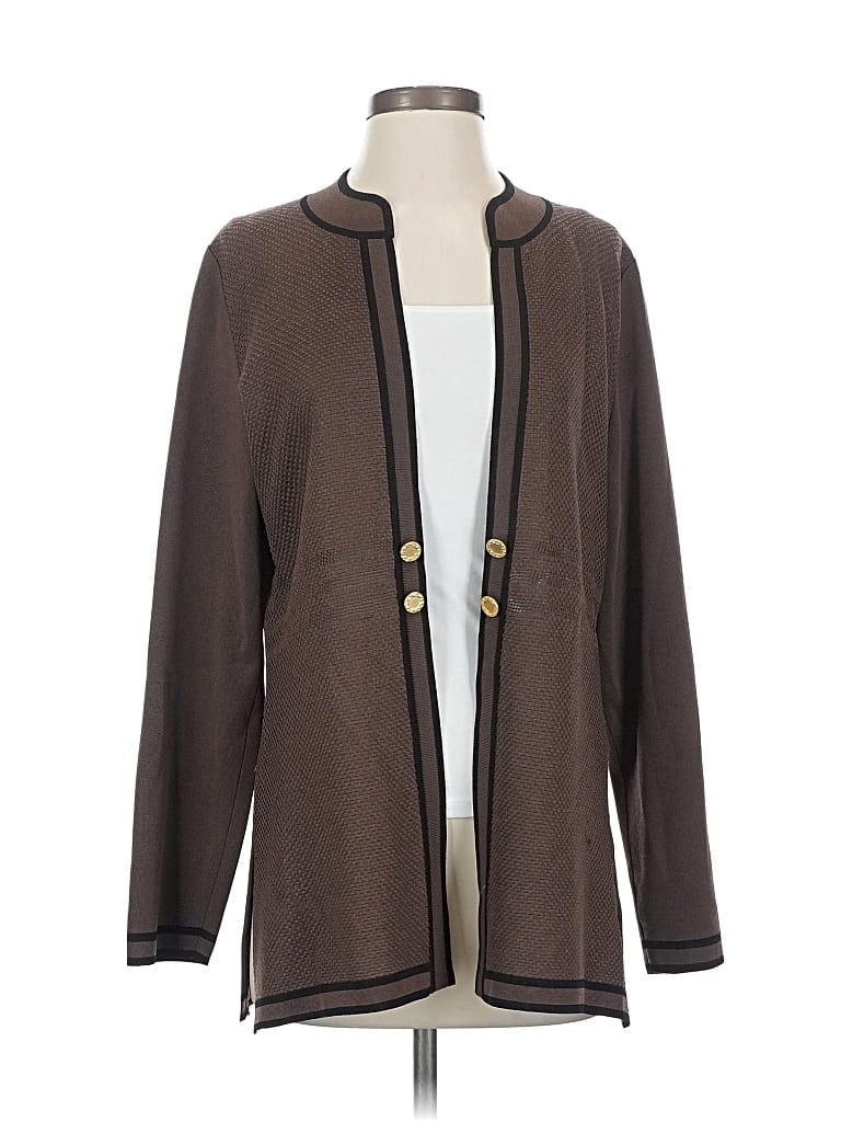 MISOOK Pre-owned Cardigan Sweater In Brown