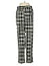 Intermix 100% Silk Houndstooth Black Silk Pants Size P (petite) - photo 1