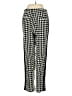 Intermix 100% Silk Houndstooth Black Silk Pants Size P (petite) - photo 2