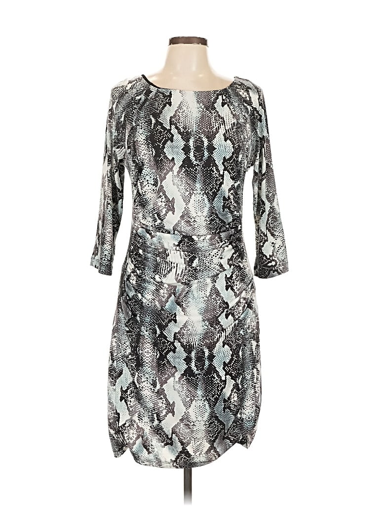 Pre-owned Jennifer Lopez Cocktail Dress In Silver